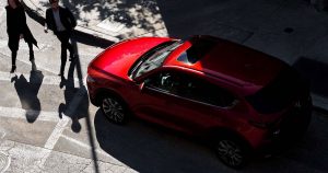 The 2019 Mazda CX-5  in red