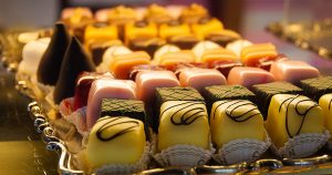 An assortment of chocolates, chocolate truffles, and other candy at a chocolate shop in Wichita, KS