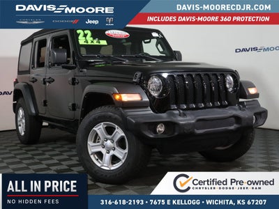 2022 Jeep Wrangler Unlimited Sport S 4x4