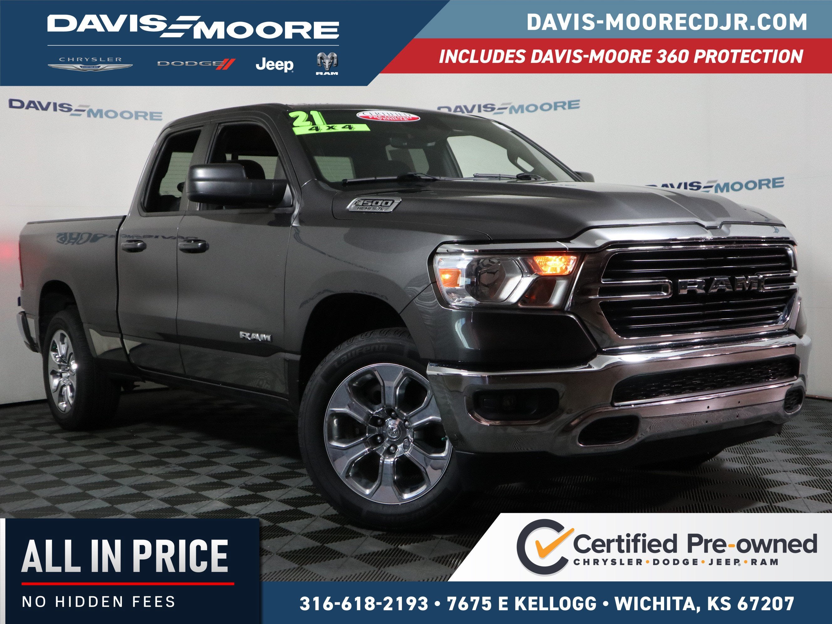 2021 RAM 1500 Big Horn Quad Cab 4x4