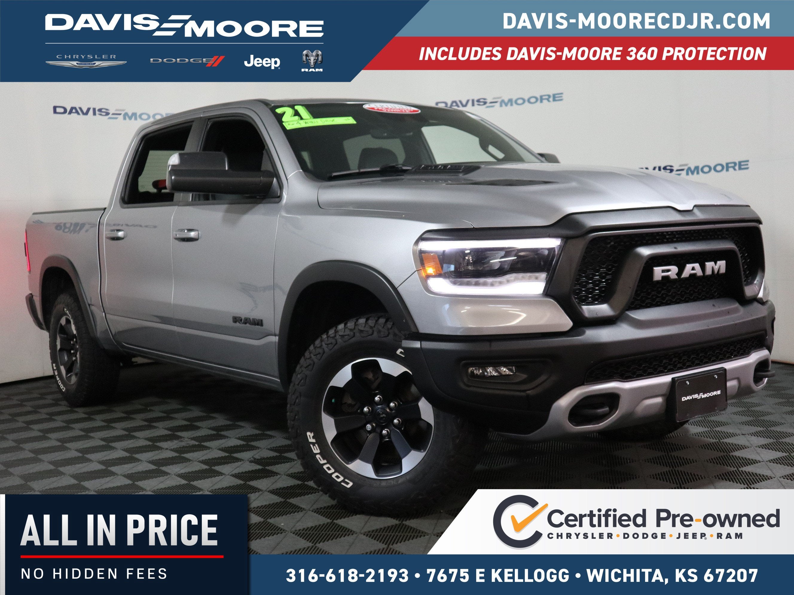 2021 RAM 1500 Rebel Crew Cab 4x4