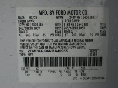 2022 Ford Edge SEL AWD