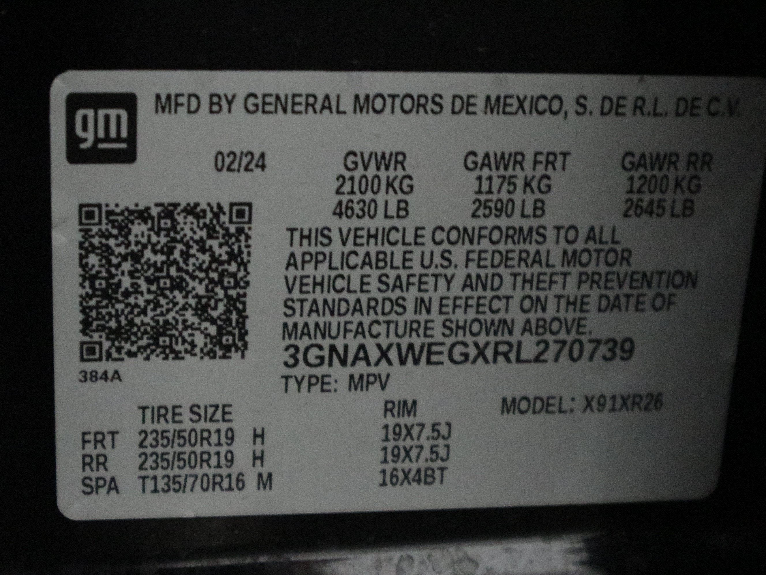 2024 Chevrolet Equinox RS AWD