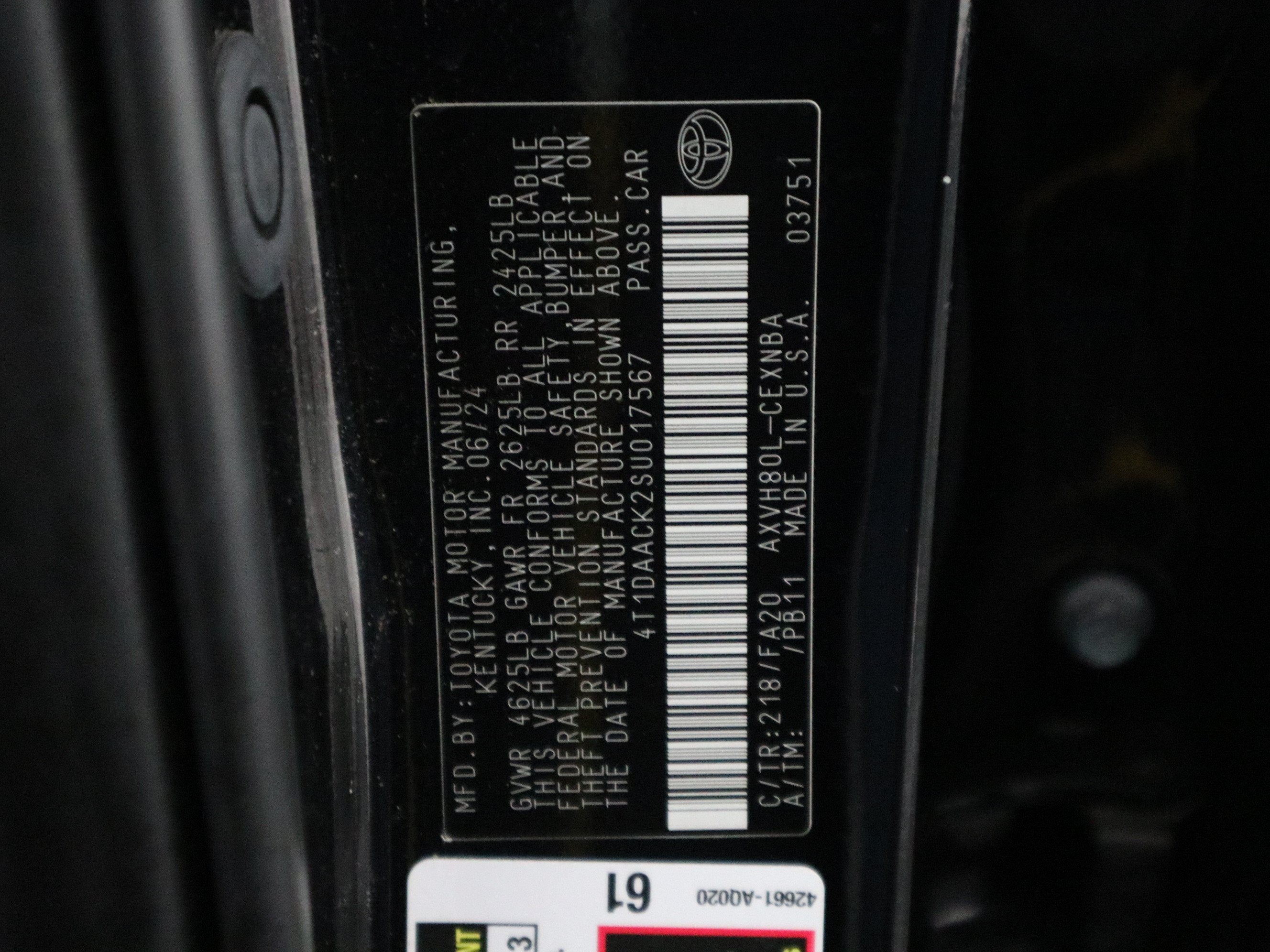 2025 Toyota Camry LE