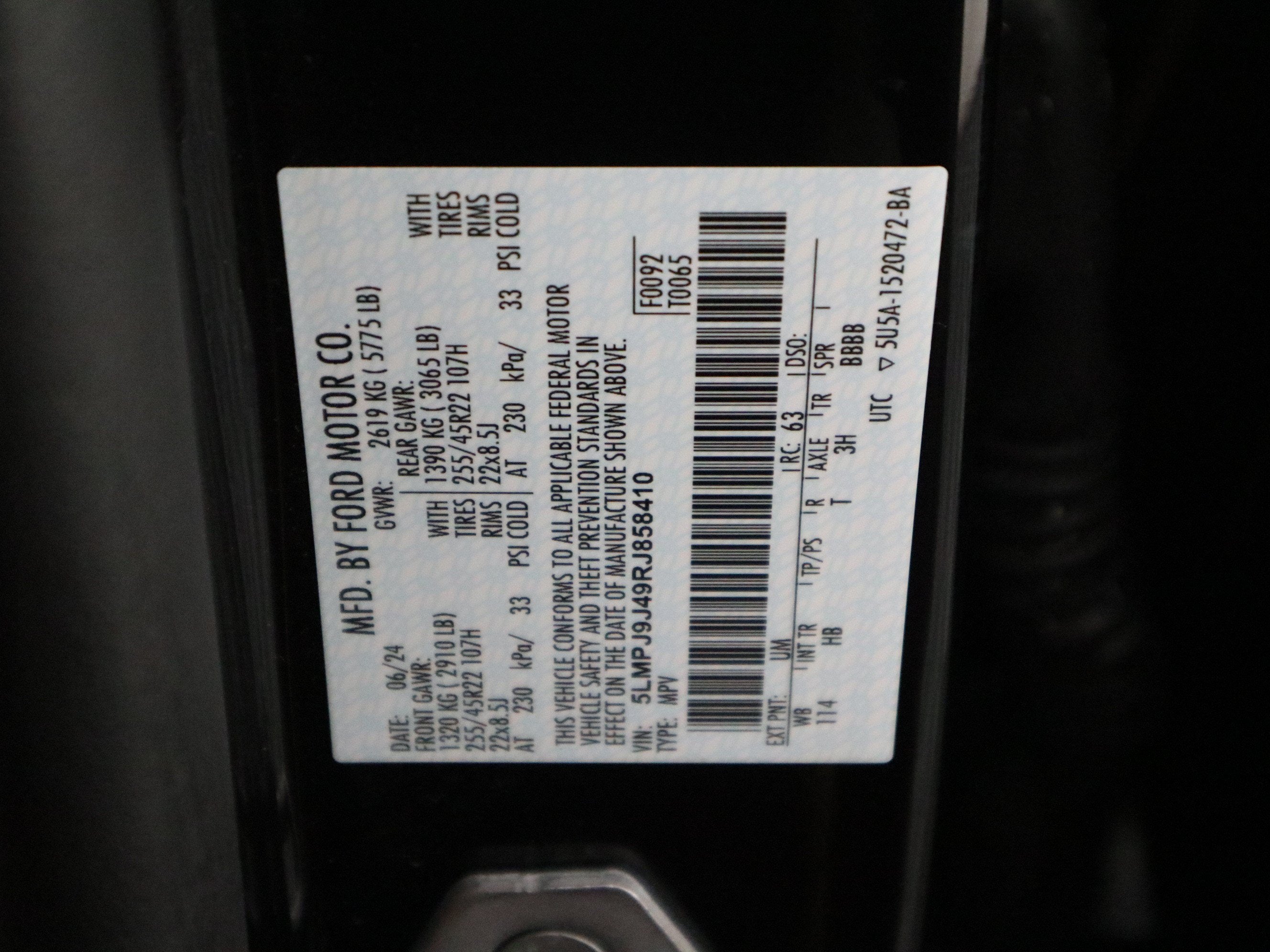 2024 Lincoln Nautilus Black Label AWD