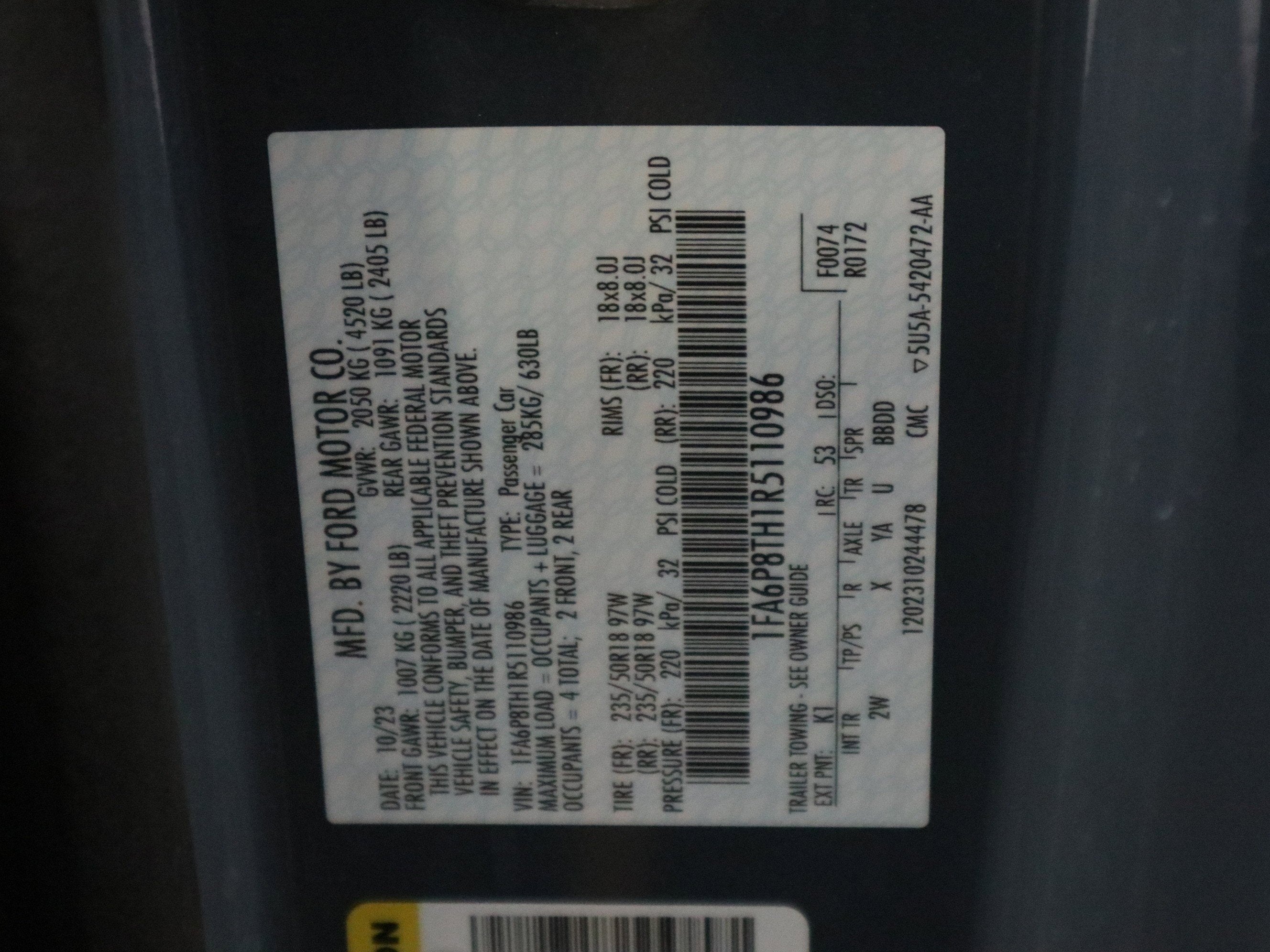 2024 Ford Mustang EcoBoost