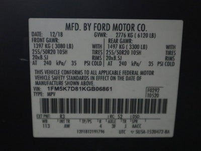 2019 Ford Explorer XLT