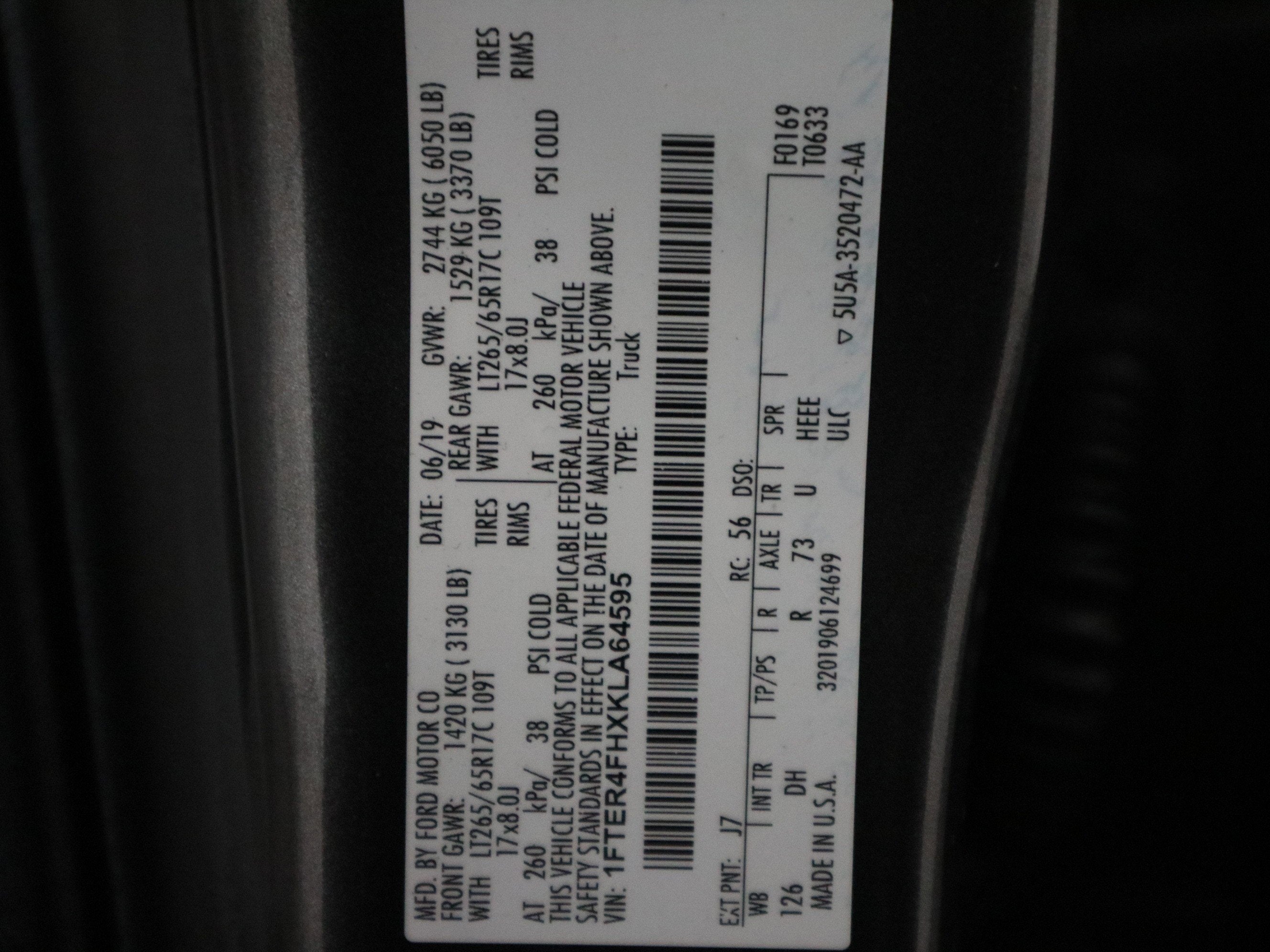 2019 Ford Ranger LARIAT