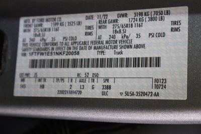 2022 Ford F-150 LARIAT