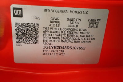 2024 Chevrolet Corvette 2LT