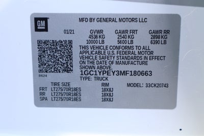 2021 Chevrolet Silverado 2500HD LTZ