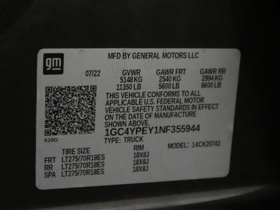 2022 Chevrolet Silverado 2500HD LTZ