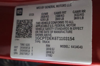 2026 Chevrolet Colorado 4WD Z71