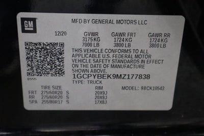 2021 Chevrolet Silverado 1500 Custom