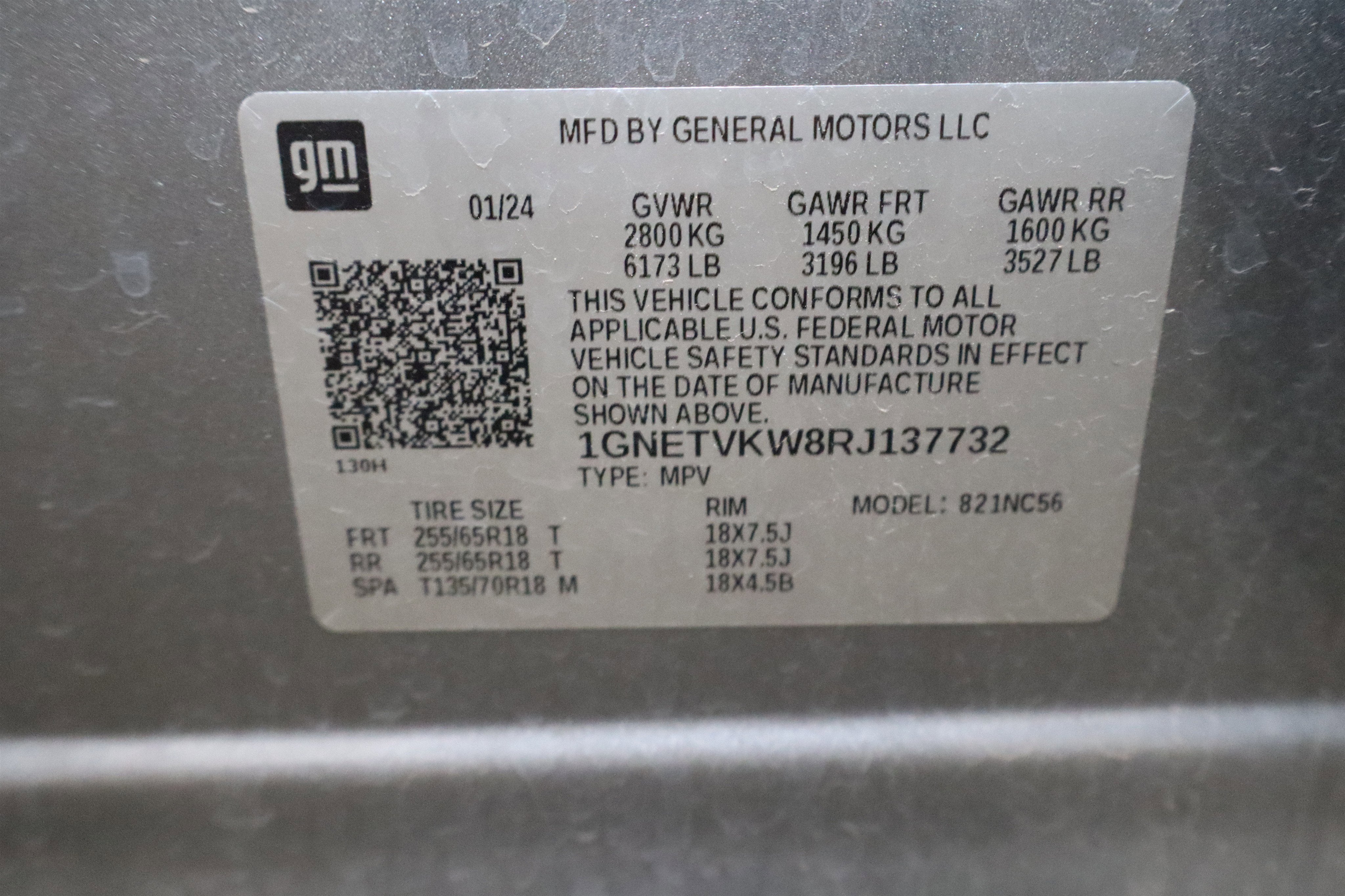 2024 Chevrolet Traverse Limited LT Cloth