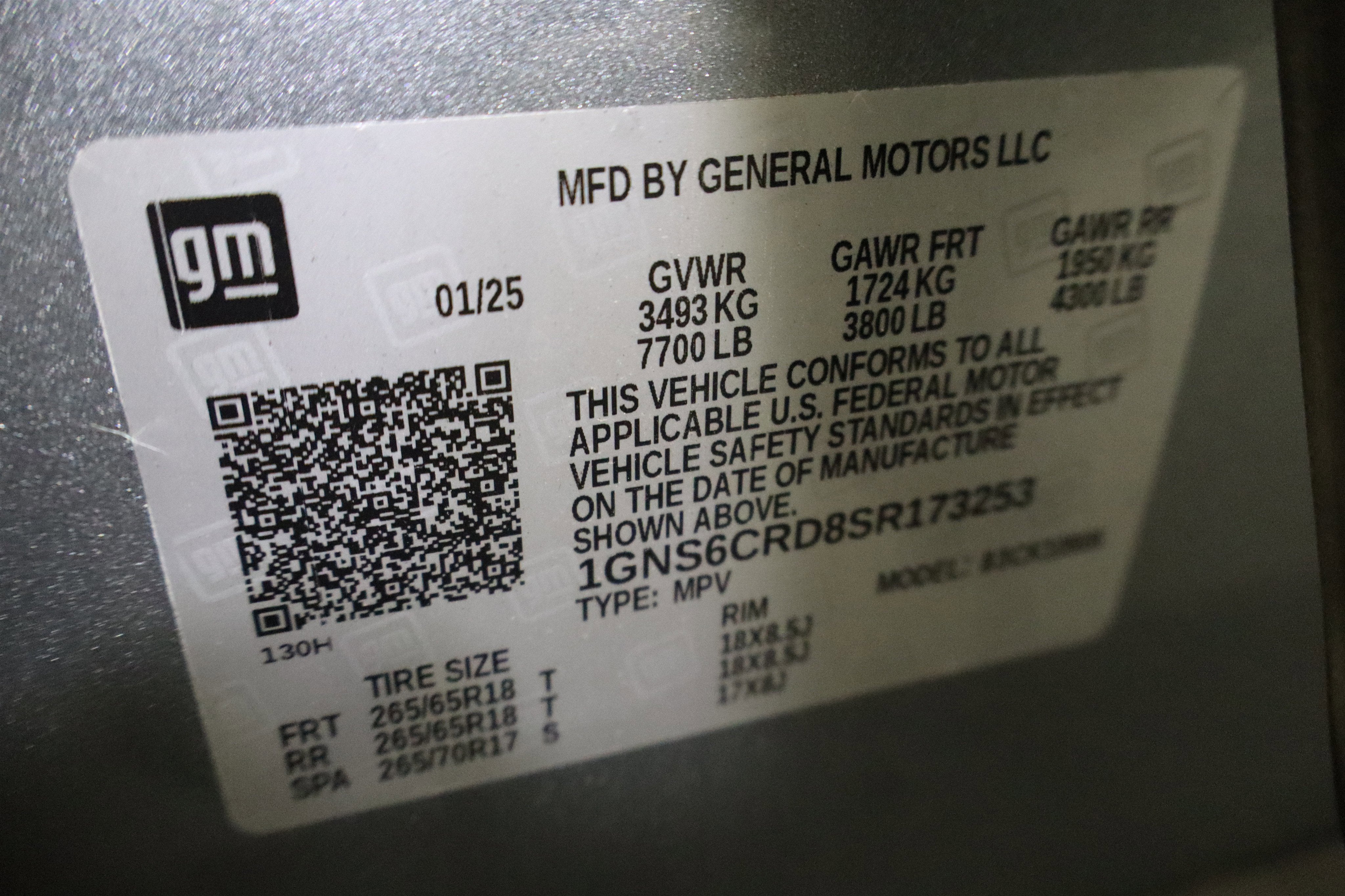 2025 Chevrolet Suburban LT