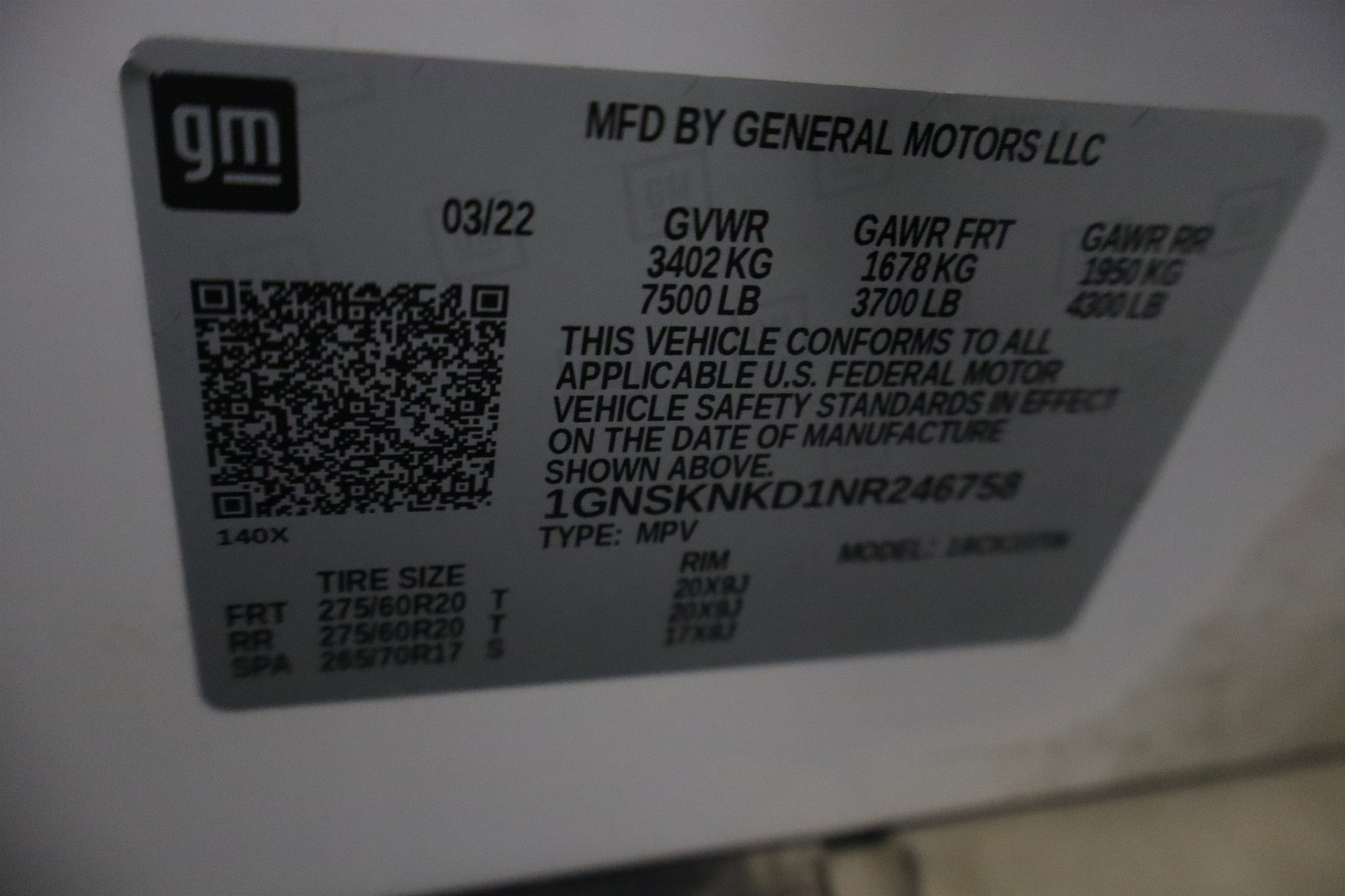 2022 Chevrolet Tahoe LT