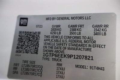 2023 GMC Canyon 4WD AT4X