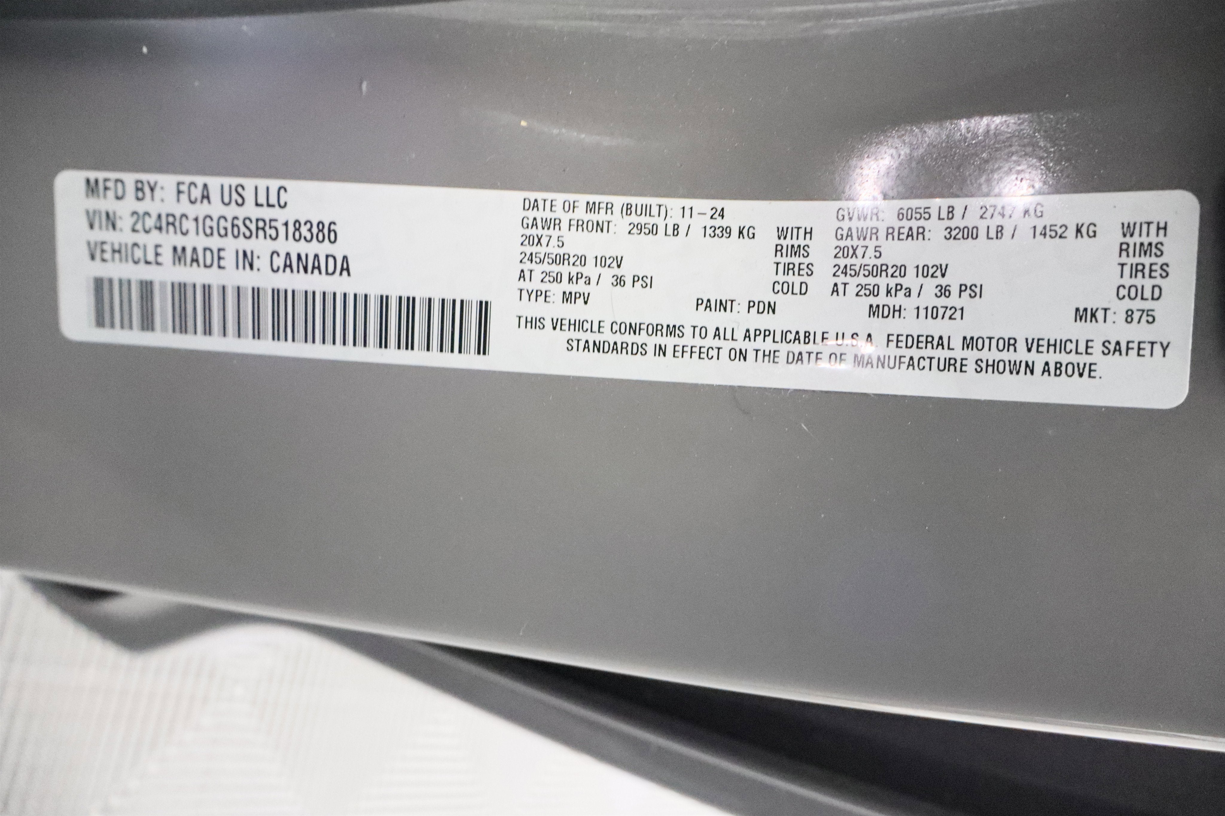 2025 Chrysler Pacifica Limited