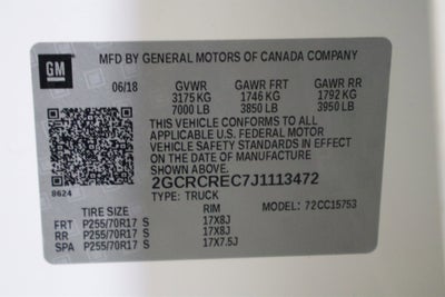 2018 Chevrolet Silverado 1500 LT