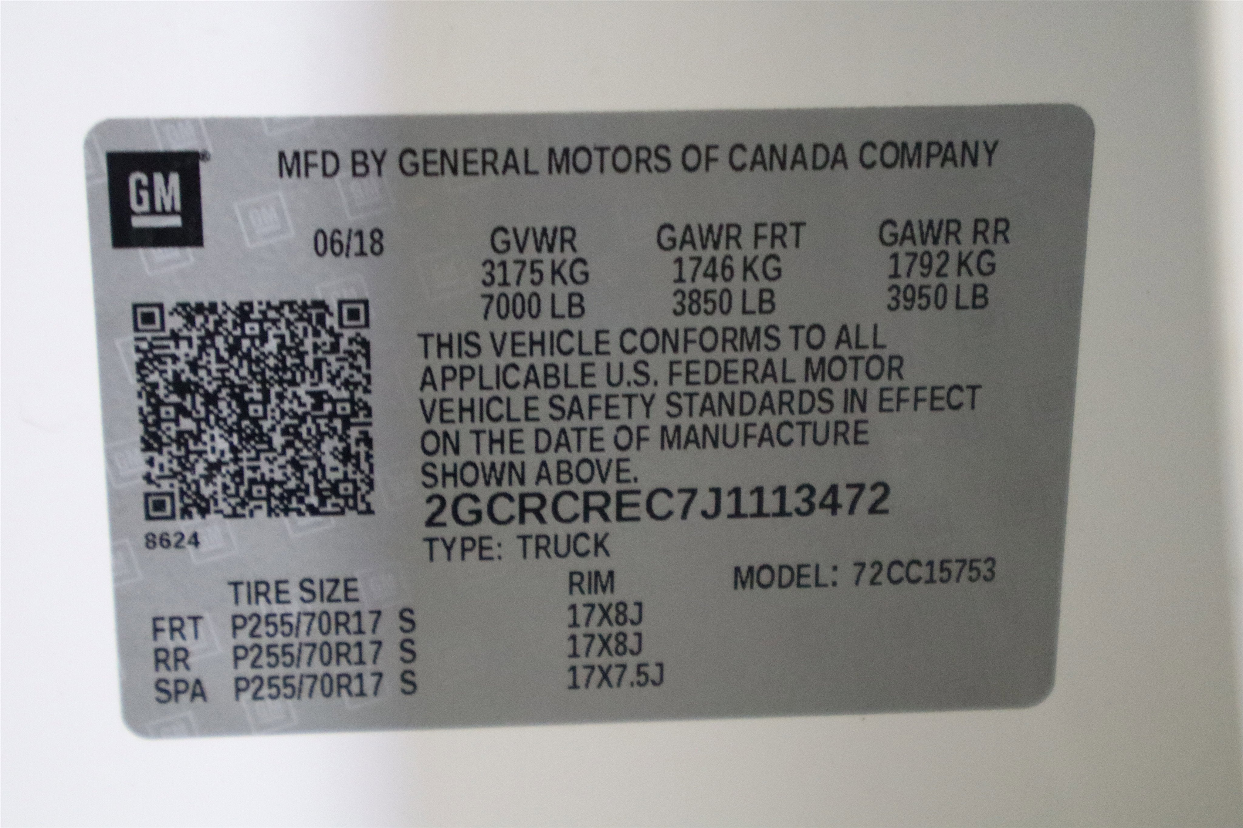 2018 Chevrolet Silverado 1500 LT