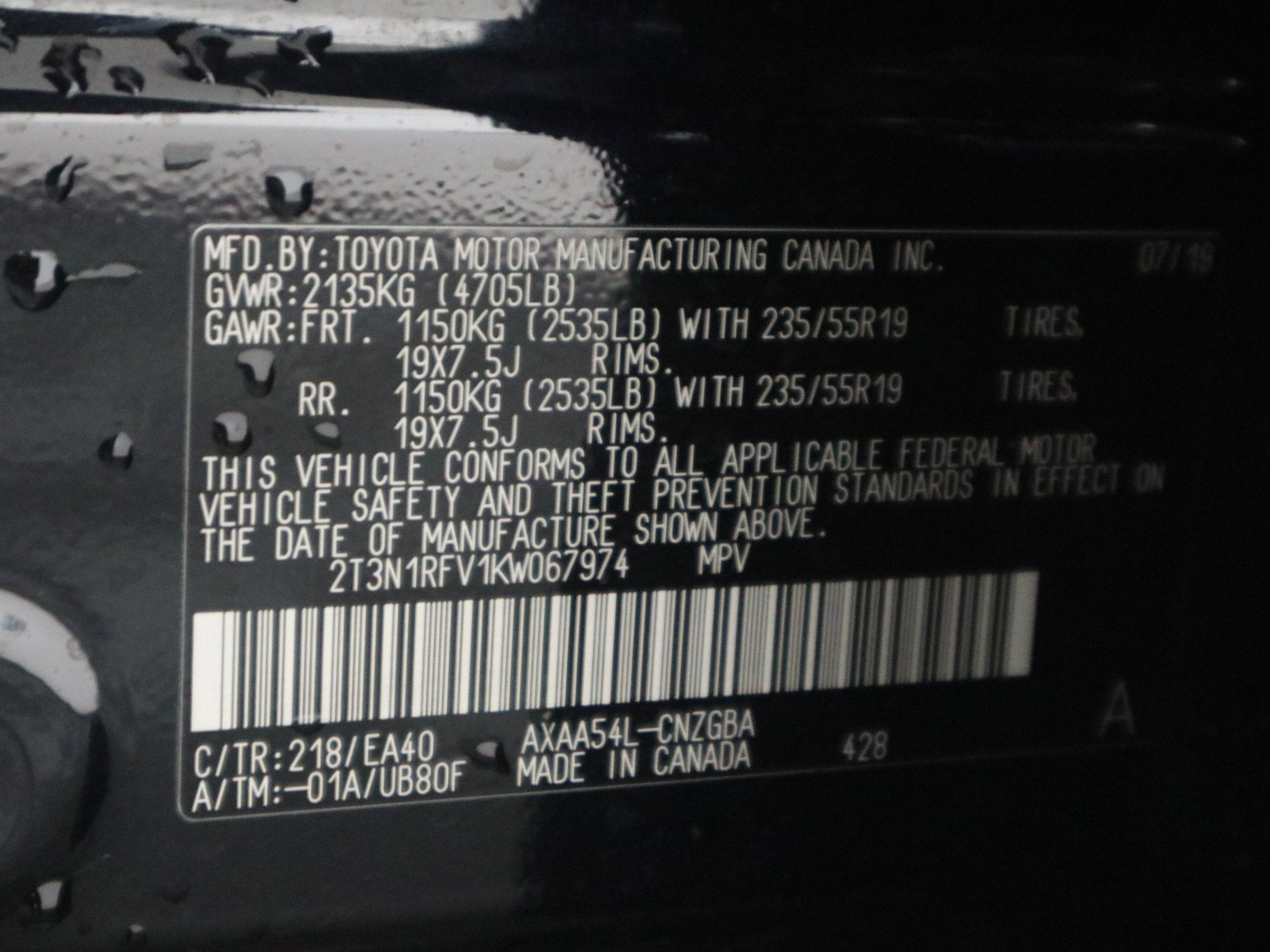 2019 Toyota RAV4 Limited