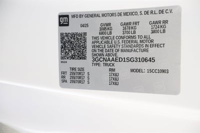 2025 Chevrolet Silverado 1500 Work Truck
