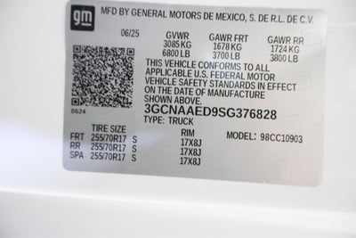 2025 Chevrolet Silverado 1500 Work Truck