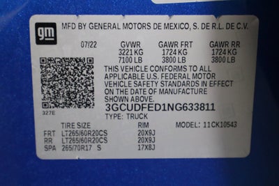 2022 Chevrolet Silverado 1500 LT Trail Boss