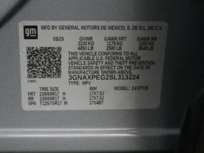 2025 Chevrolet Equinox AWD LT