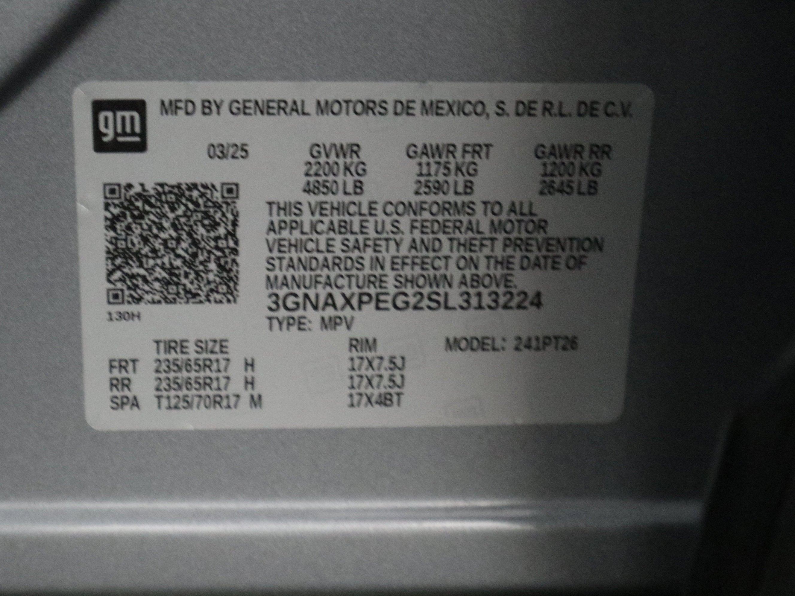 2025 Chevrolet Equinox AWD LT