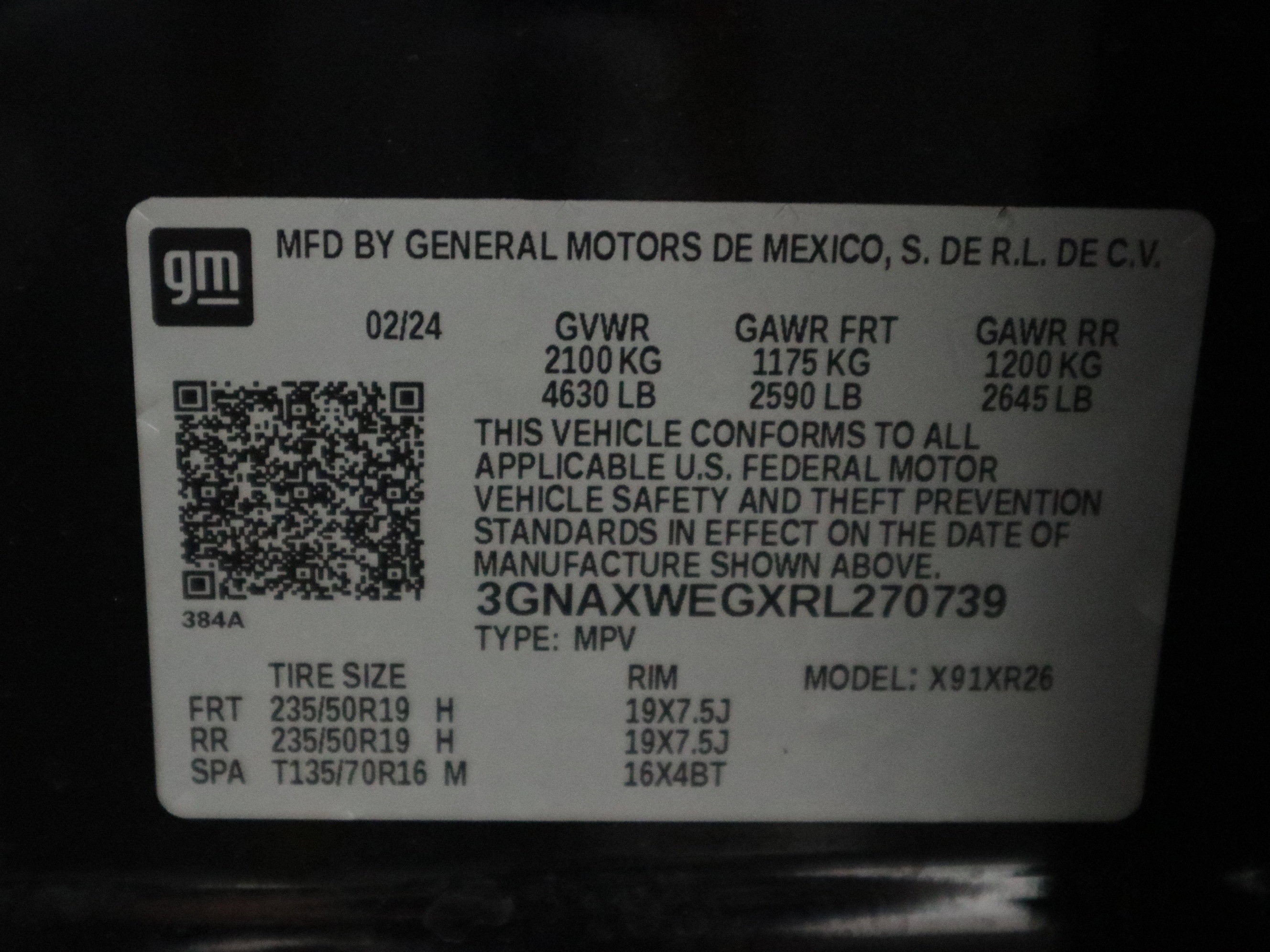 2024 Chevrolet Equinox RS