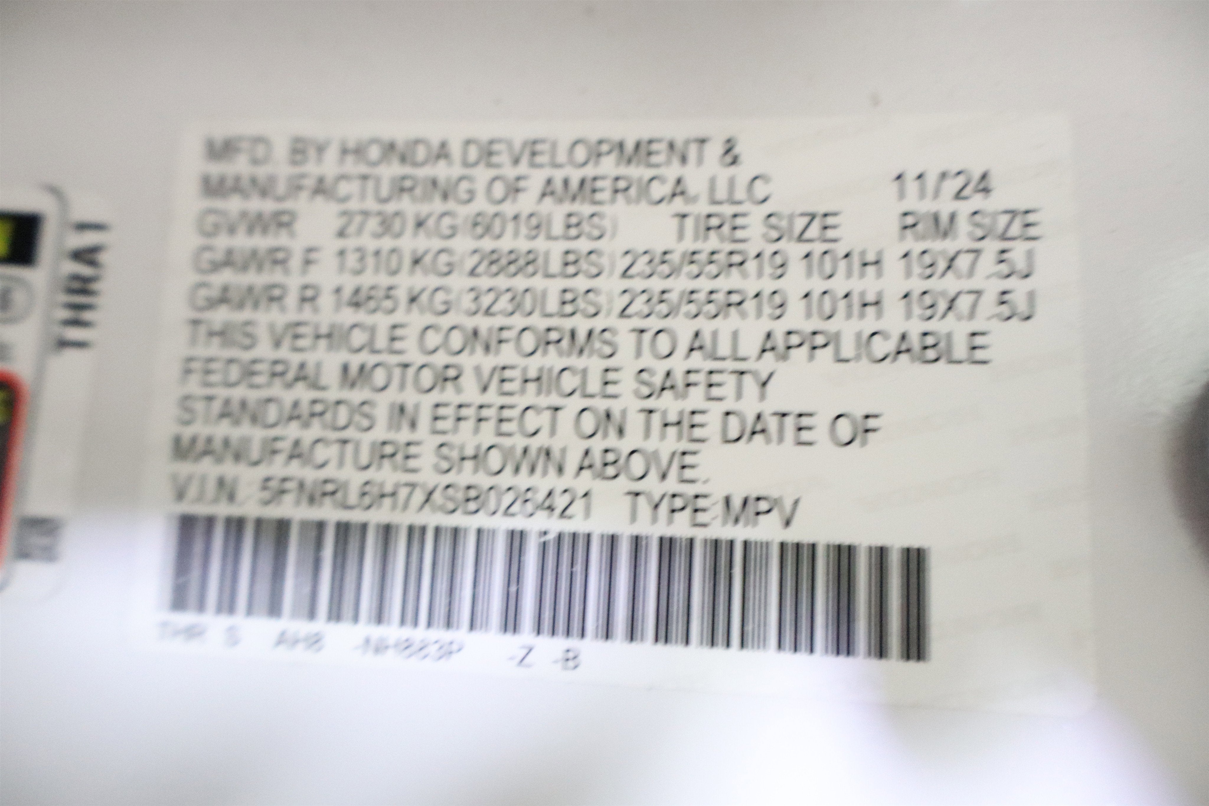 2025 Honda Odyssey Sport-L