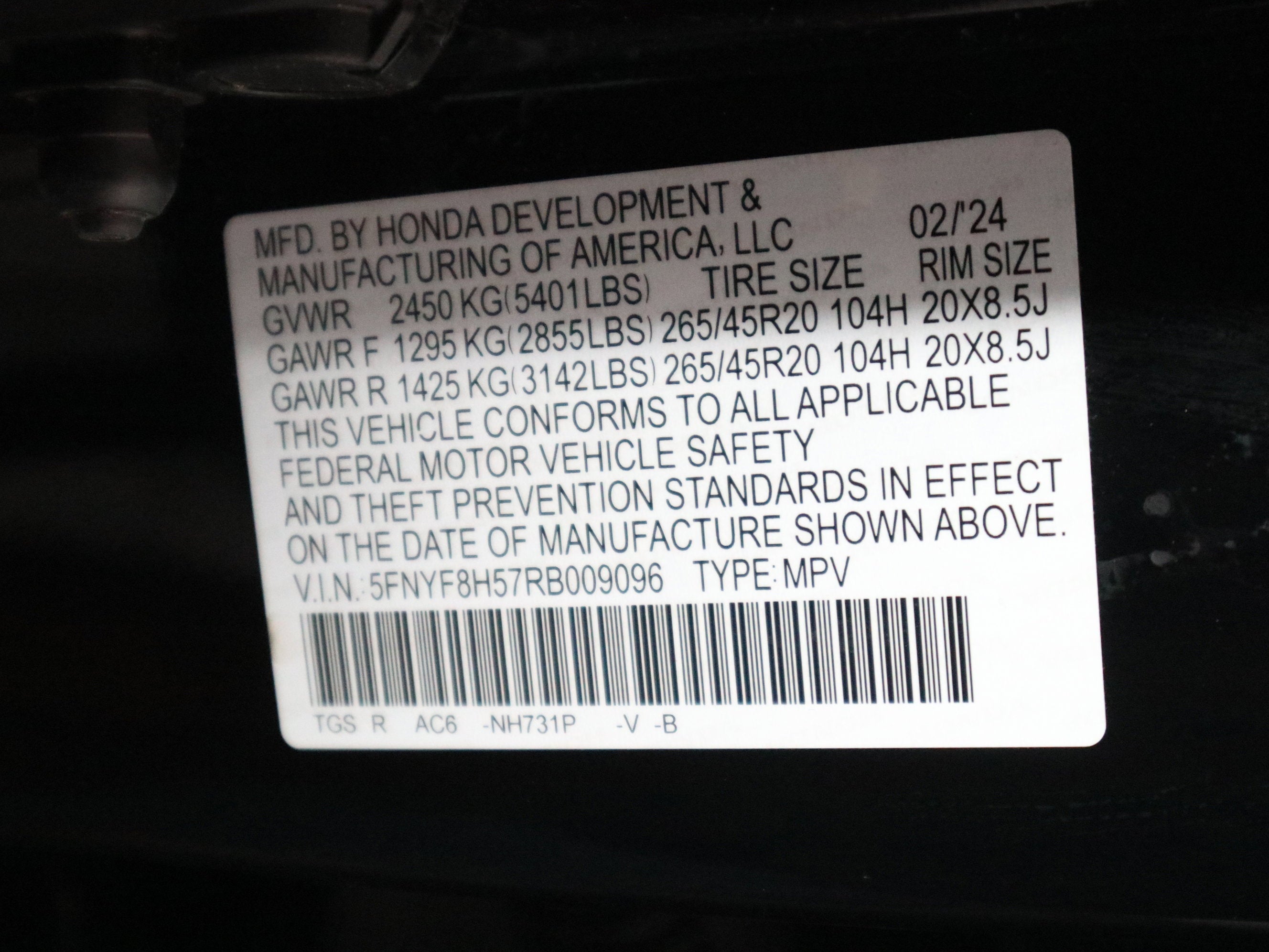 2024 Honda Passport EX-L AWD