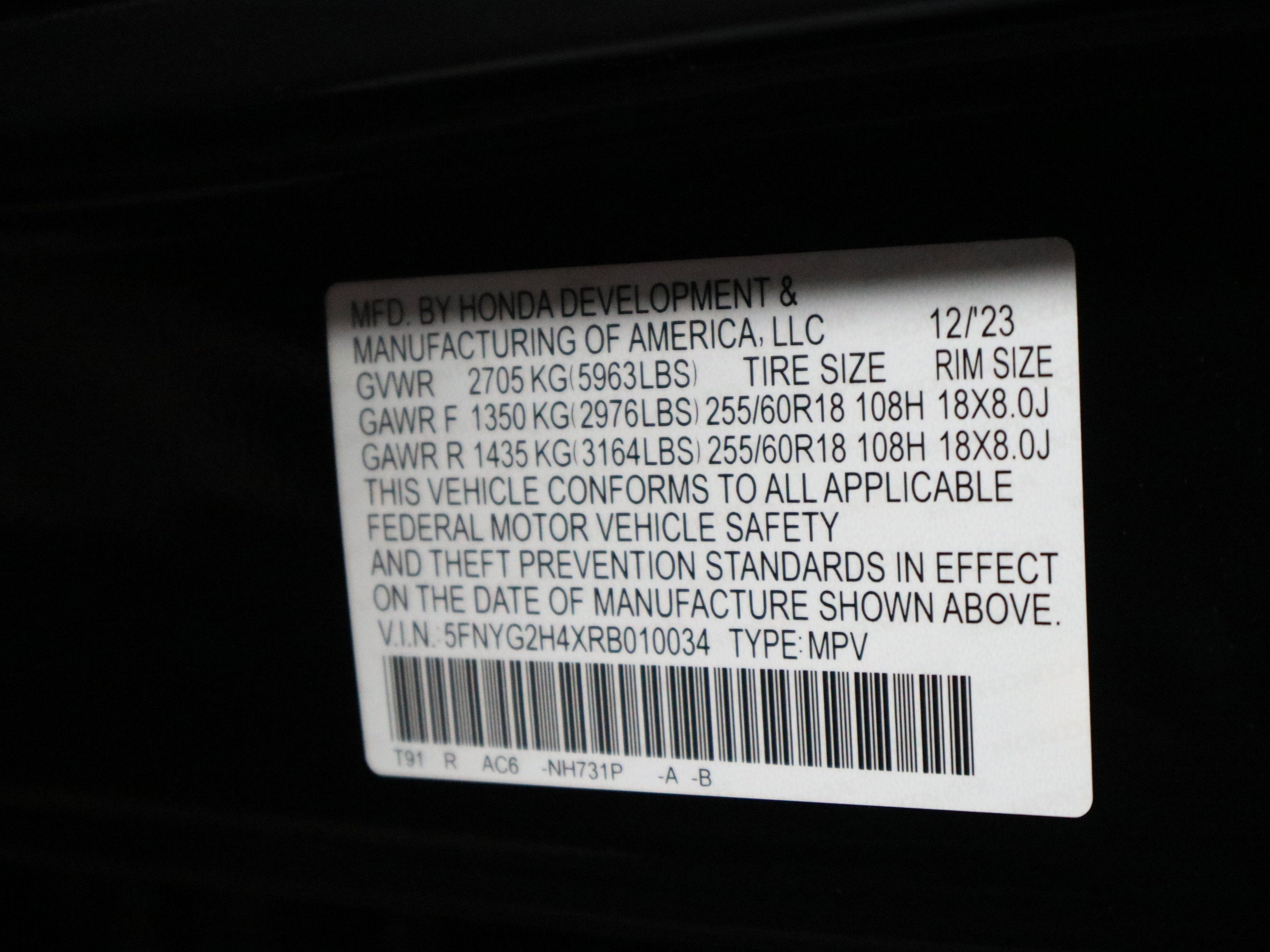 2024 Honda Pilot EX-L 8 Passenger