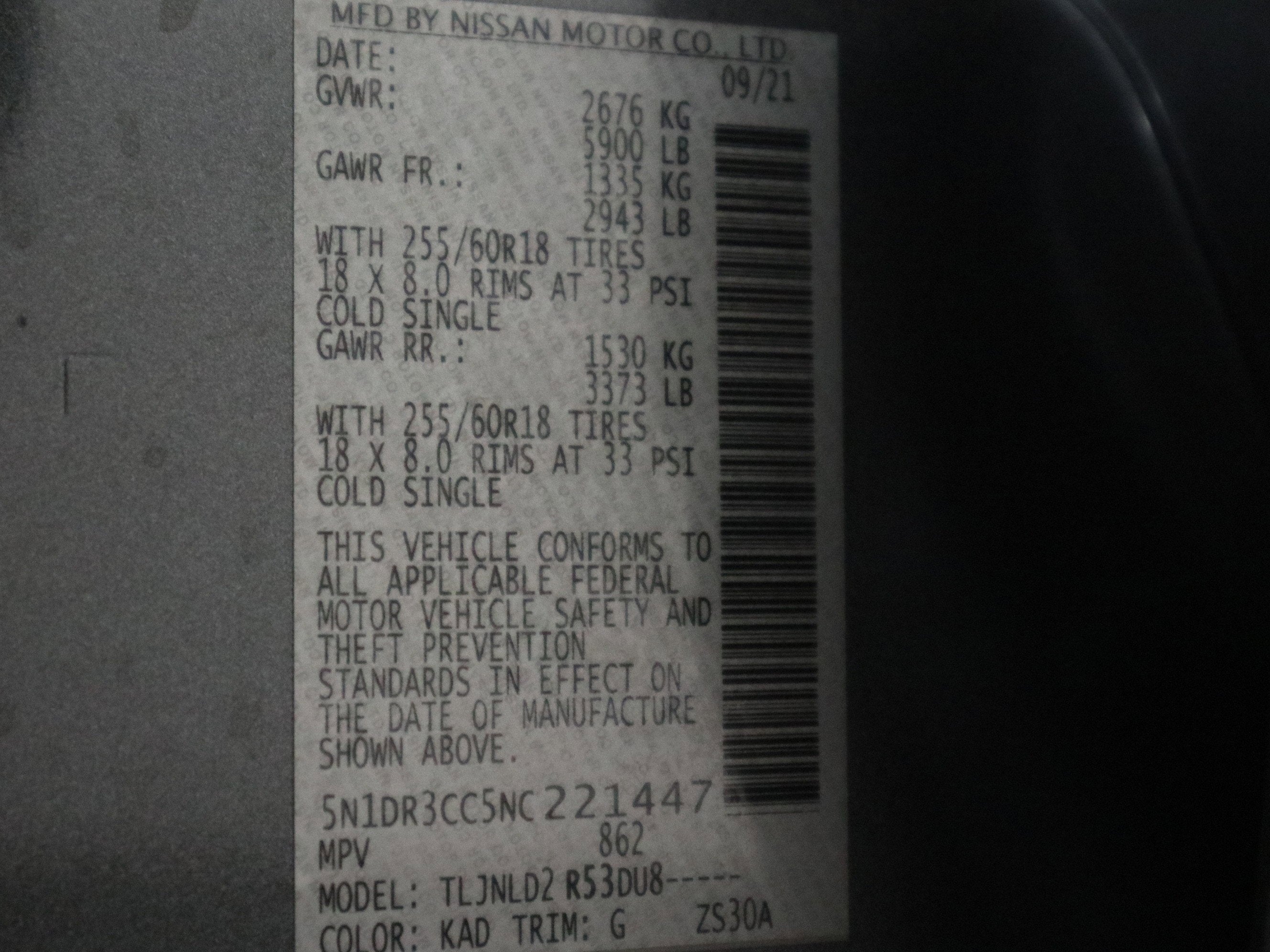 2022 Nissan Pathfinder SL