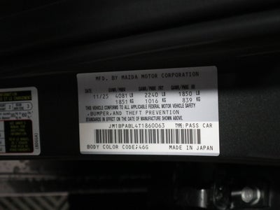 2026 Mazda Mazda3 Sedan 2.5 S Select Sport