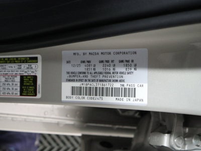 2026 Mazda Mazda3 Sedan 2.5 S Preferred