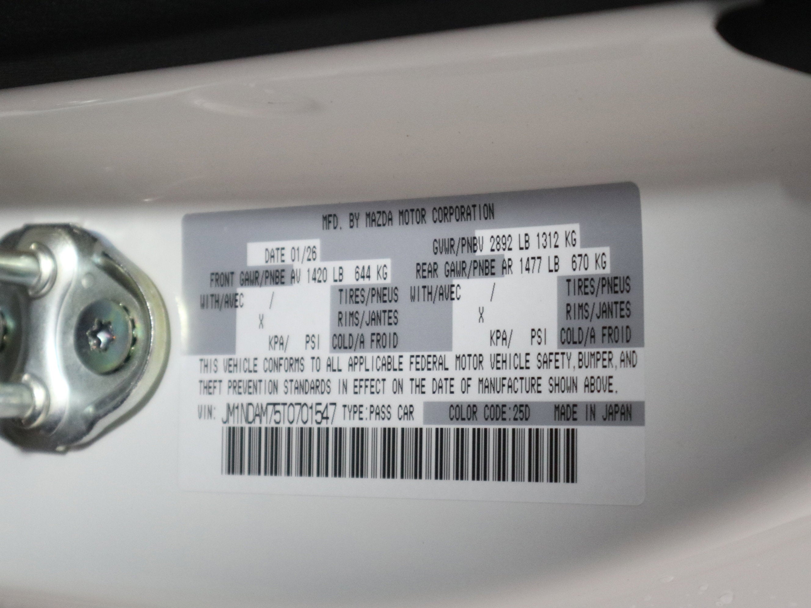 2026 Mazda Mazda MX-5 Miata RF Grand Touring