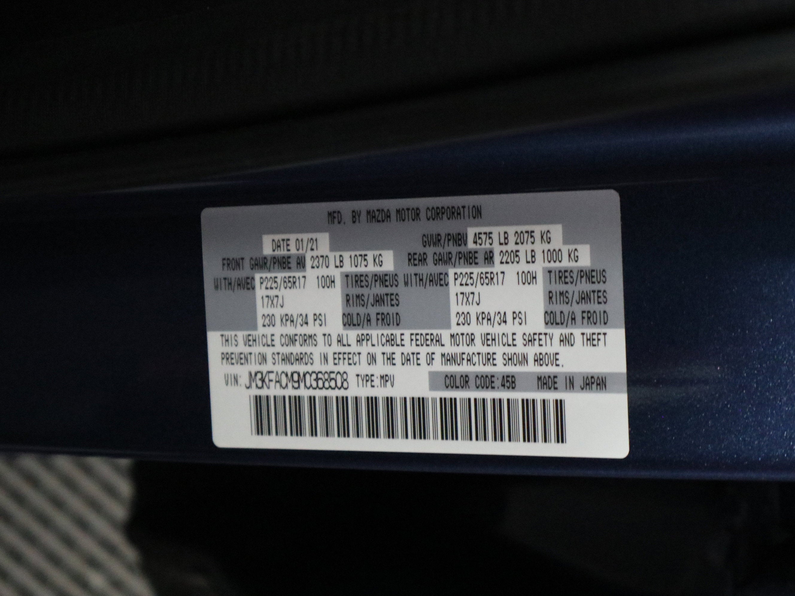 2021 Mazda Mazda CX-5 Touring