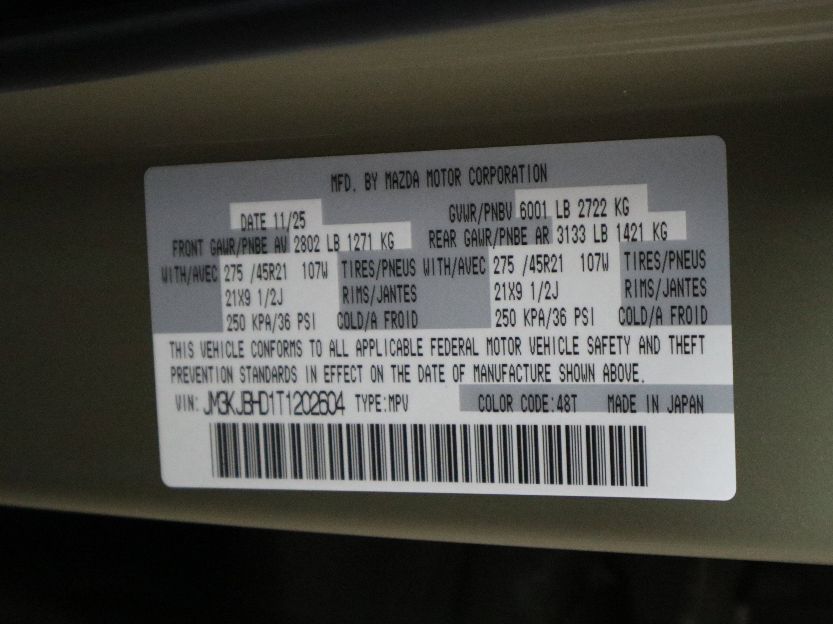 2026 Mazda Mazda CX-70 3.3 Turbo Preferred AWD