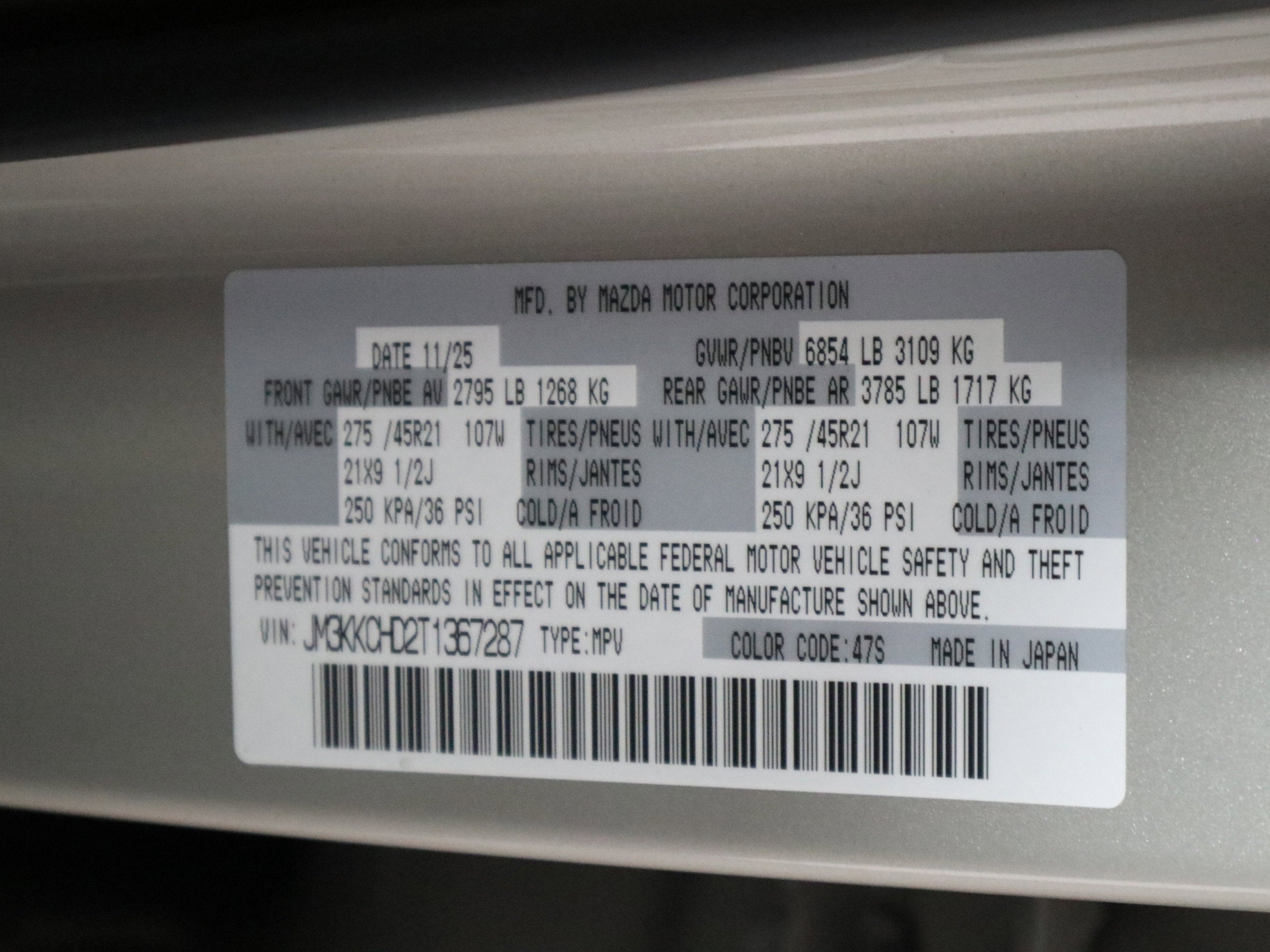 2026 Mazda Mazda CX-90 3.3 Turbo Premium Sport AWD