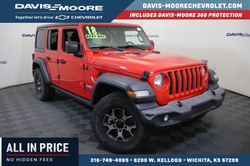 2018 Jeep Wrangler Unlimited Sport S 4x4