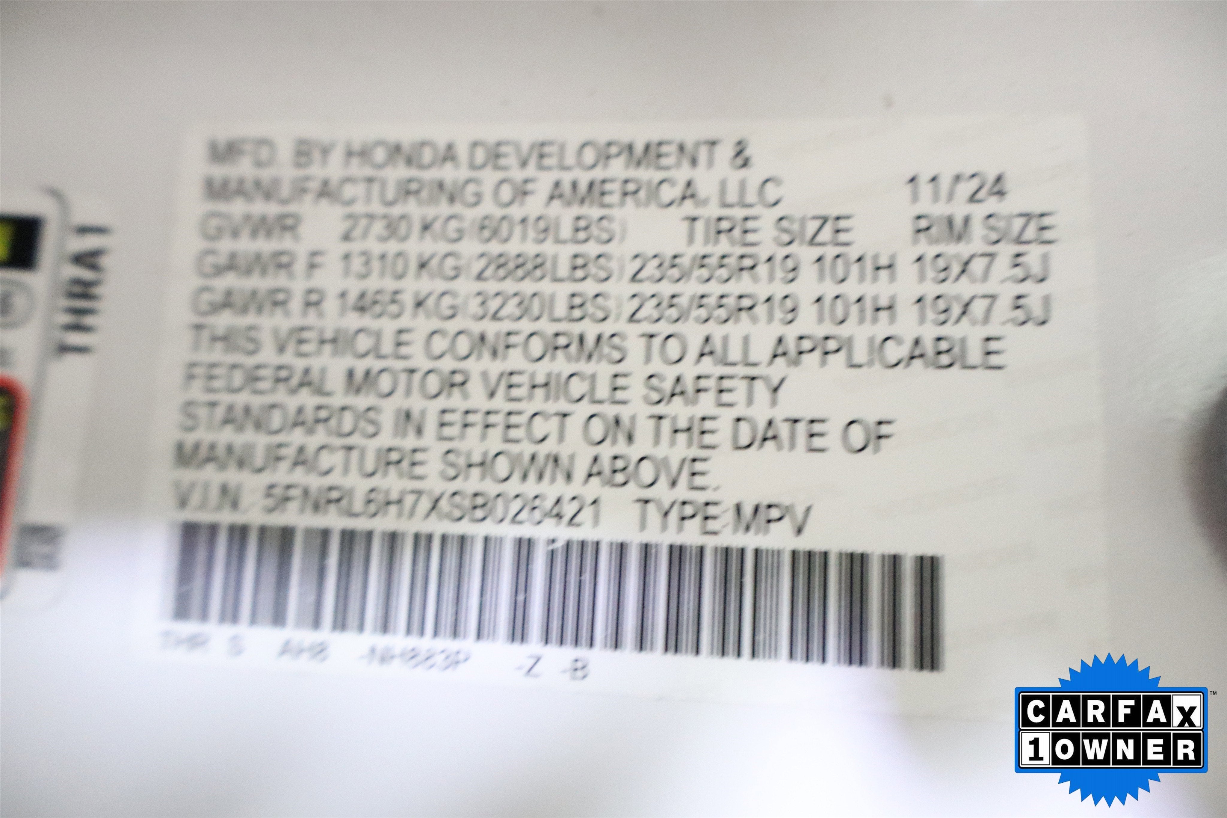 2025 Honda Odyssey Sport-L