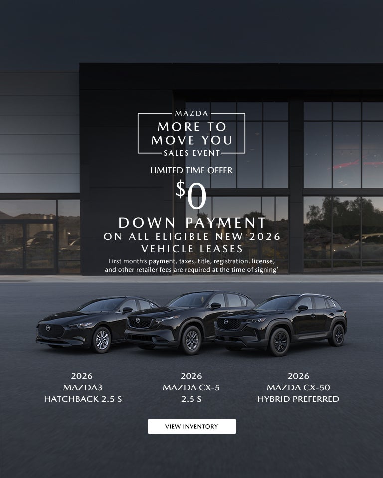$0 DOWN PAYMENT  ON ALL ELIGIBLE NEW 2026 VEHICLE LEASES
